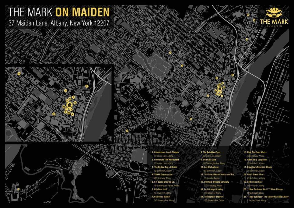 Downtown Albany 1 Bed + Workstation @ Maiden Lane Apartamento Exterior foto